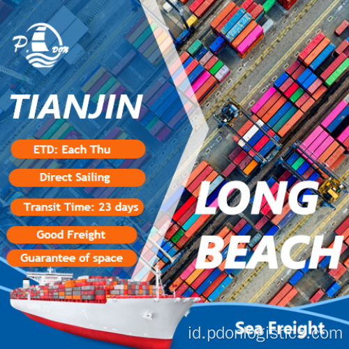Pengangkutan Laut dari Tianjin ke Long Beach